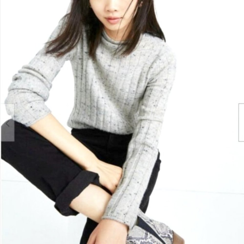 NWT Madewell Donegal Evercrest Turtleneck Sweater